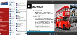 ENTER conference presentation on slow tourism